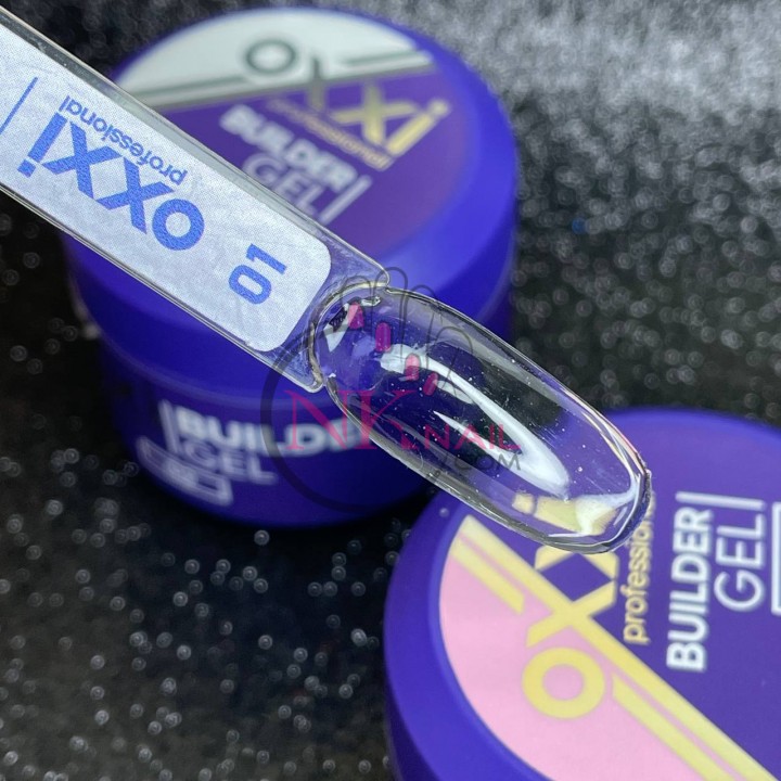 Гель моделюючий Builder Gel Oxxi Professional 30 мл №1 прозорий TPO free